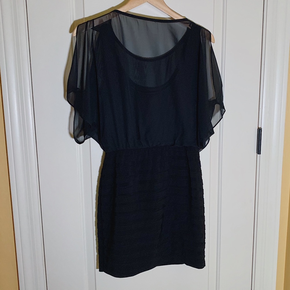 Black cocktail dress
